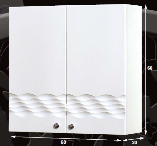 Guido Ocean-1001 fürdőszobabútor felső szekrény (fehér)