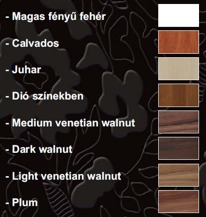 Guido Ocean-1007 fürdőszobabútor alsó szekrény (light walnut)