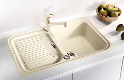 BLANCO CLASSIC 45S-F Silgranit BLANCOCLASSIC 45S-F Silgranit munkalap szintbe építhető gránit mosogató (tartufo, #517303)