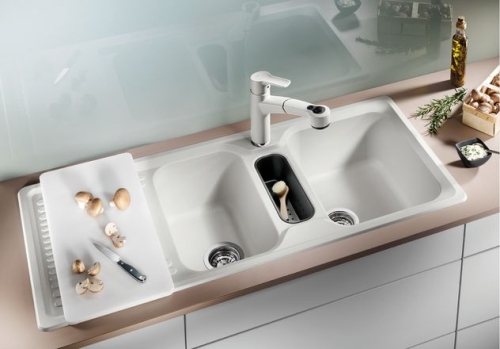 BLANCO CLASSIC 8S Silgranit mosogató (tartufo, #517314)