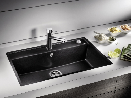 BLANCO DALAGO 8 Silgranit mosogató dugókiemelővel, gyöngyszürke 520546