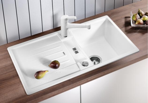 BLANCO LEXA 45S Silgranit mosogató dugókiemelővel (pezsgő, #514656)