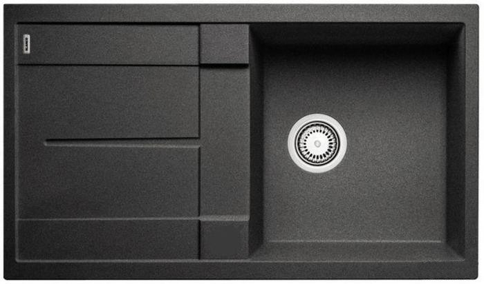 BLANCO METRA 5S Silgranit mosogató szűrőkosárral, antracit 513212