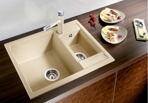 BLANCO METRA 6 Silgranit mosogató szűrőkosárral, alumetál 516172