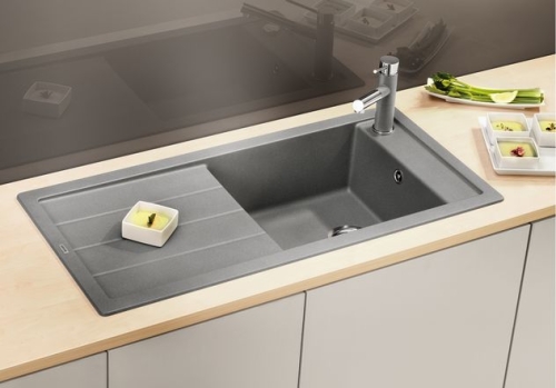 BLANCO MEVIT XL 6S Silgránit mosogató dugókiemelővel (kávé, #518371)