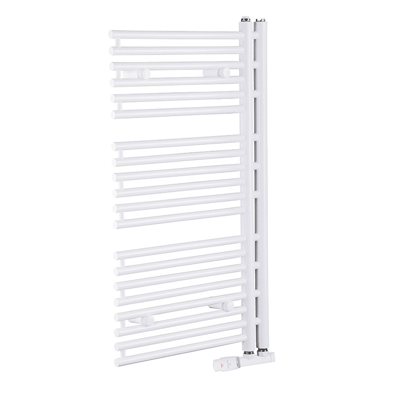 Radeco ATENA A3/T 50 design fürdőszobai csőradiátor (500 W, fehér, 870x500 mm)