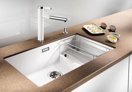 BLANCO SUBLINE 700-U Level Silgranit aláépíthető mosogatótál dugókiemelővel (antracit, #518390)