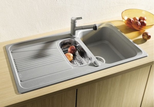 BLANCOVIVA 6S Silgranit mosogató dugókiemelővel (fehér)