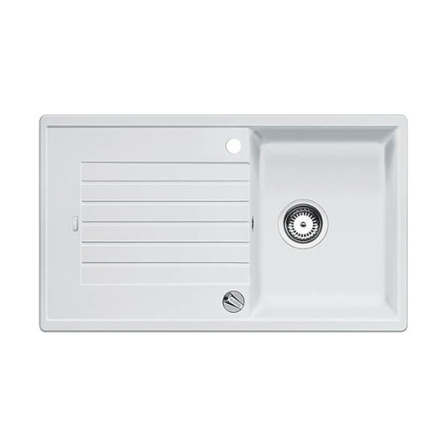 BLANCO ZIA 45SL Silgranit mosogató dugókiemelővel (alumetál, #516729)