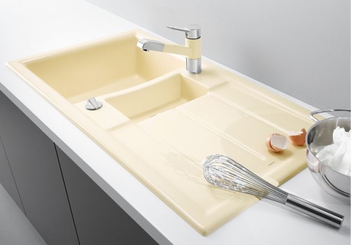 BLANCO PRION 6S kerámia PuraPlus mosogató (aluszürke, #512862)