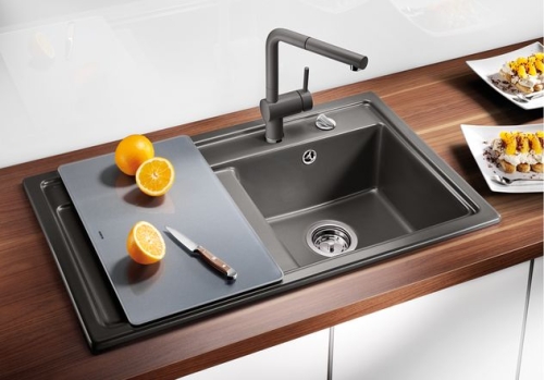 BLANCO ZENAR 45 S kerámia PuraPlus mosogató (fehér balos, #517191)