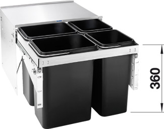 BLANCOSELECT LUXON 50/4 hulladéktároló