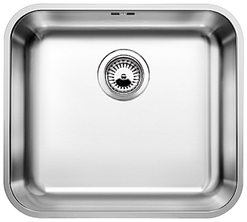 BLANCO SUPRA 450-U 18/10 aláépíthető rozsdamentes mosogató (szűrőkosaras, #518203)