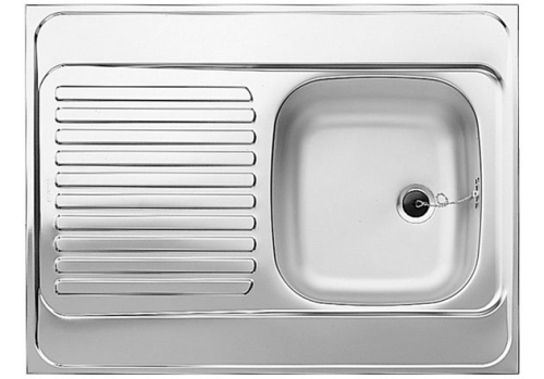 BLANCO R-ES 8X6 18/10 telitetős rozsdamentes mosogató 510500