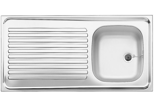 BLANCO R-ES 10X5 18/10 telitetős rozsdamentes mosogató 510502
