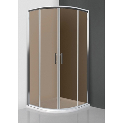 Roltechnik HGR2-Bronz negyedköríves zuhanykabin (Bronz, króm, 78,5-80 cm)