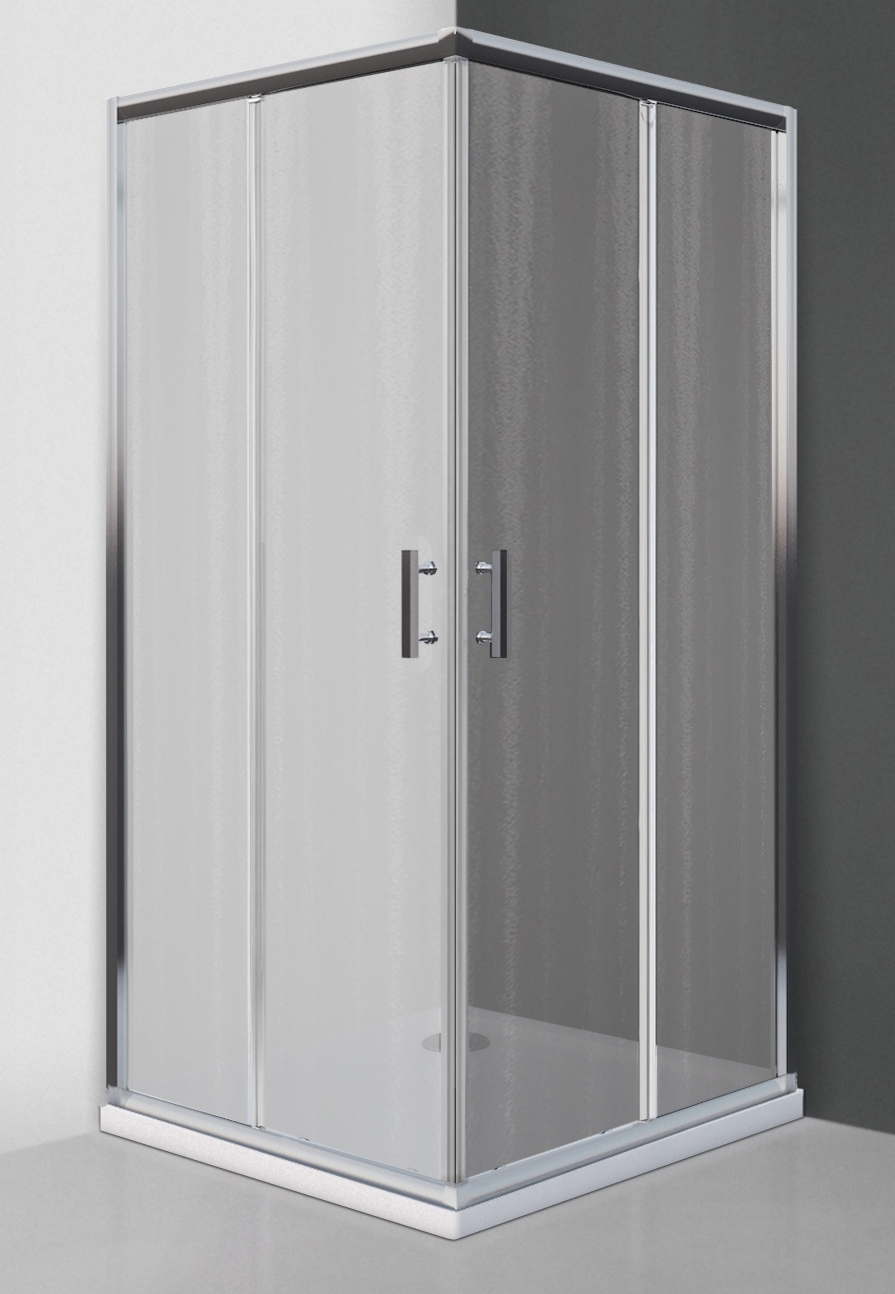 Roltechnik Sani Pro HGS2 szögletes zuhanykabin (77,5-80 cm, króm, Transparent, #223-8001000-00-02)