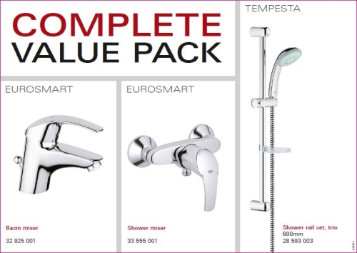 Grohe Eurosmart zuhany csomag 116937