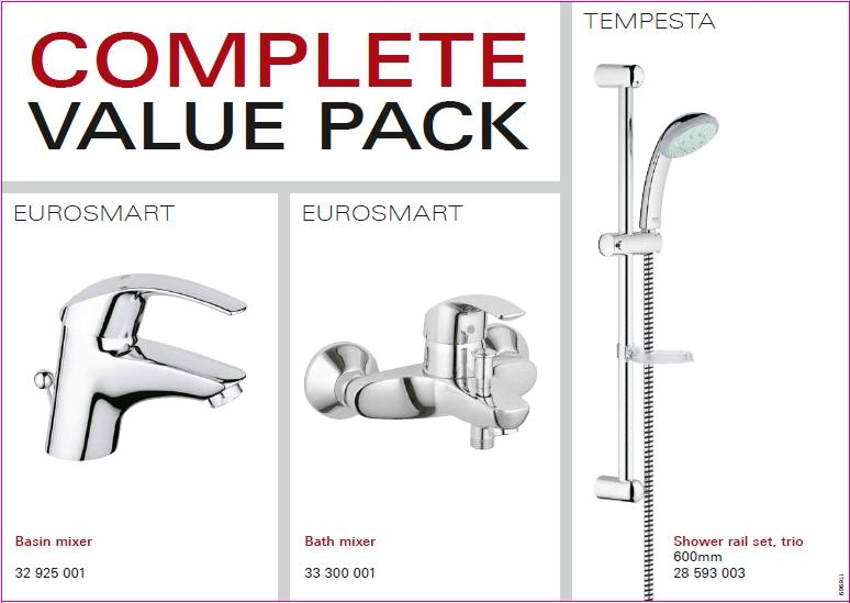 Grohe Eurosmart kád csomag 116936