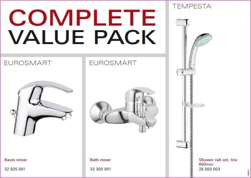 Grohe Eurosmart kád csomag 116936