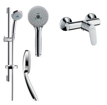 Hansgrohe Focus E2 zuhanycsaptelep zuhanyszettel SZP-HG7 (31960000, 27775000)