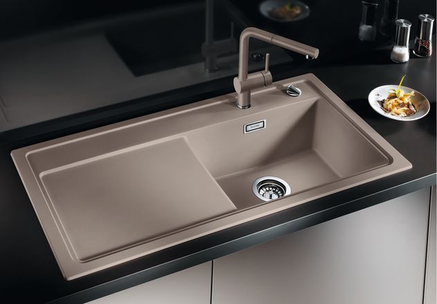 BLANCO ZENAR XL 6S Silgranit mosogató dugókiemelővel tartozékokkal (alumetál Jobbos medence, #516007)