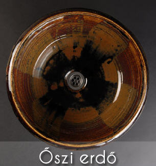 Mikerámia Őszi erdő kerámia mosdó (Őszi erdő, 45 cm)