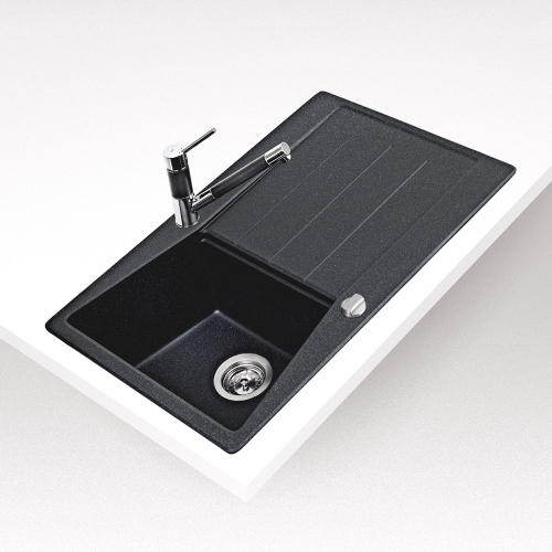 Teka Lumina 40 B TG gránit mosogató * (Metálfekete, #40144103)