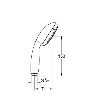 Grohe Tempesta III ÚJ 28261 001 kézizuhany (28261001)