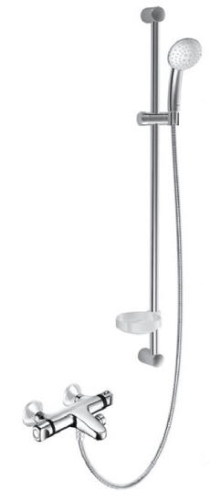 Hansa Hansamicra 48162191 termosztátos kádtöltő csaptelep zuhanyszettel