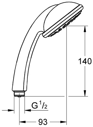Grohe Tempesta Trio 28578 000 kézizuhany (28578000)