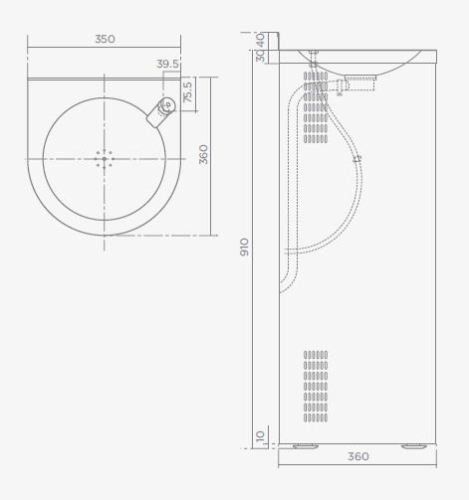 Teka DF401 rozsdamentes acél ivókút hűtővel 704010200