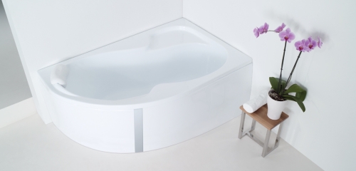 MyLine Spa Palma aszimmetrikus előlapos kádszett (160x105 cm, előlapos / jobbos)