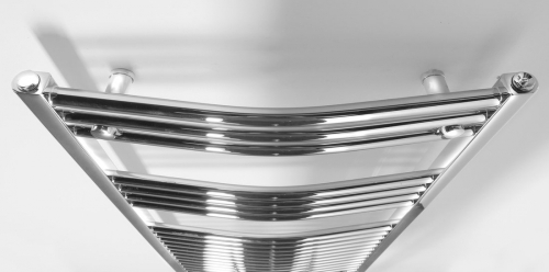 Sapho ALYA 600x1118mm íves fürdőszobai radiátor, króm 1110-10