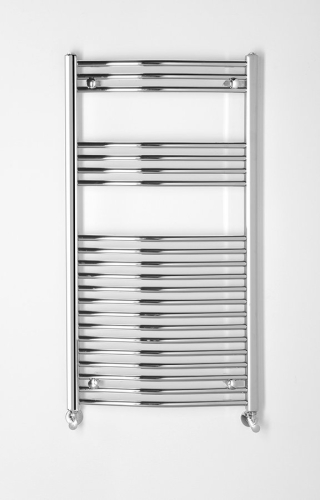 Sapho ALYA 600x1118mm íves fürdőszobai radiátor, króm 1110-10