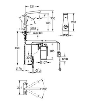 GROHE Blue® 31345 001 ivóvíz szűrővel (31345001)