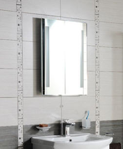 Aqualine hátulról világító 50x70 cm tükör (ATH1)