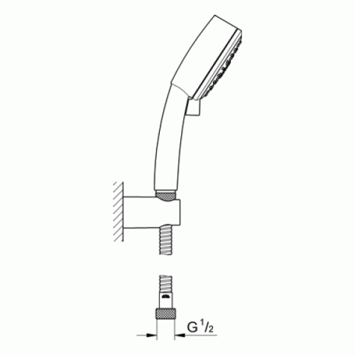 Grohe New Tempesta Cosmopolitan 27792 000 zuhanyszett (27792000)