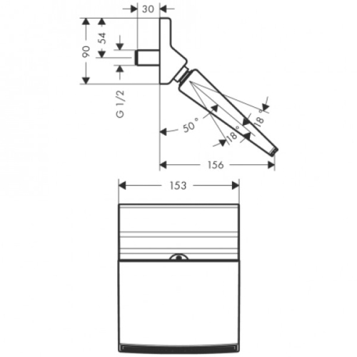 Hansgrohe Raindance Rainfall 150 fejzuhany DN15 26442 000 (26442000)