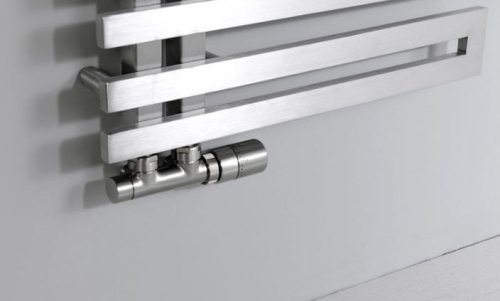 Sapho VOLGA fürdőszobai radiátor, 500x976mm, 265W, szálcsiszolt inox (NR510)