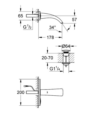 GROHE Ondus 36045 000 digitális mosdócsaptelep (36045000)