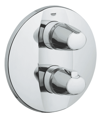 Grohe Grohtherm 3000 falba építhető termosztátos kádcsaptelep külső rész