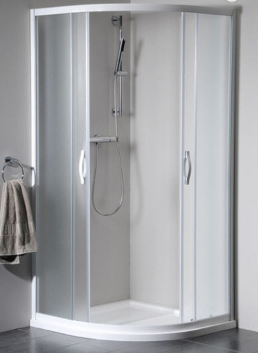 Sapho Gelco Eterno 90x90 negyedköríves zuhanykabin (88,5-90,5 cm, fehér, Brick, #GE7590)