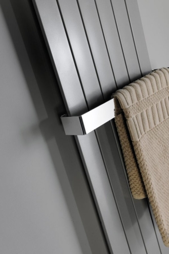 Sapho COLONNA 450x1800 mm fürdőszobai radiátor, metál ezüst IR145