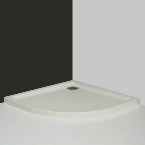 Roltechnik IR2 Light 90x90 íves zuhanykabin + Flat Round 90 zuhanytálcával