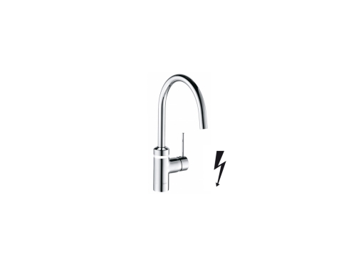 Kludi Esprit egykaros mosogatócsaptelep króm/fehér nyílt rendszerű elektromos vízmelegítőhöz 568099140