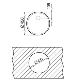 Teka ERC rozsdamentes mosogató 10108007