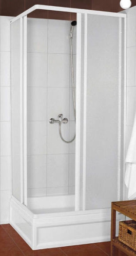 Aqualine KNS 80x80x185 cm szögletes zuhanykabin KNS-C-80