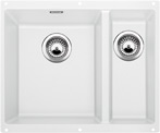 BLANCO SUBLINE 340/160-U Silgranit aláépíthető mosogató dugókiemelővel (palaszürke, #518956)