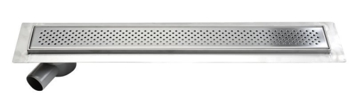 Aqualine 760x140 mm inox padlóösszefolyó ráccsal (2705-80)